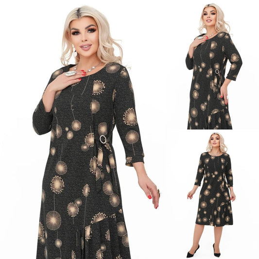 💕💃【S-5XL】2024 nowa zimowa modna i elegancka sukienka, wygodna i miękka-3804664