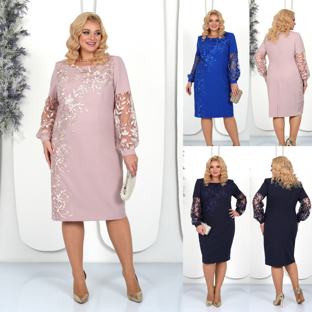 👗【S-5XL】Elegancka, temperamentna sukienka, wygodna i wysokiej jakości-3711780