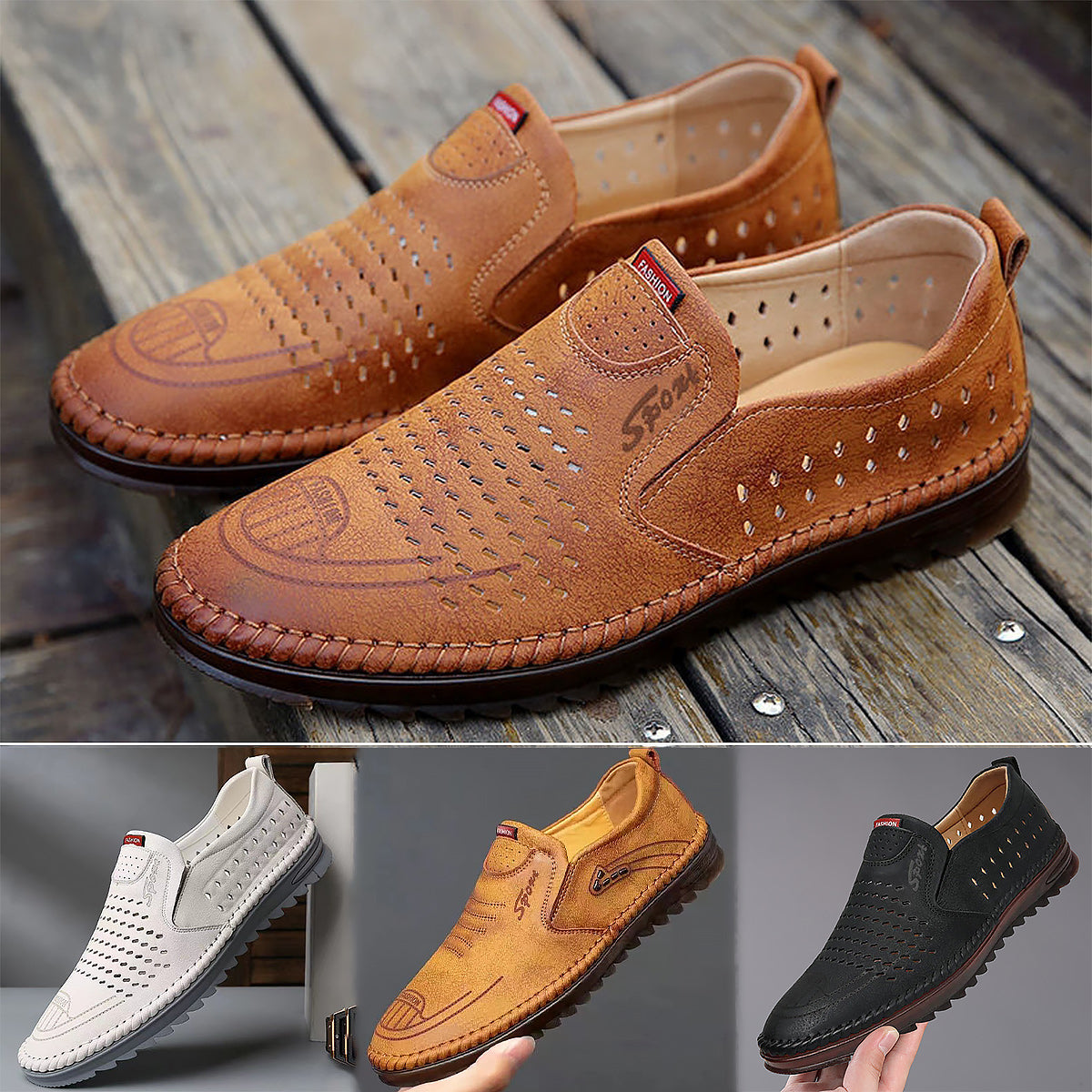 【39-44】 Ręcznie robione skórzane męskie buty outdoorowe 3575902